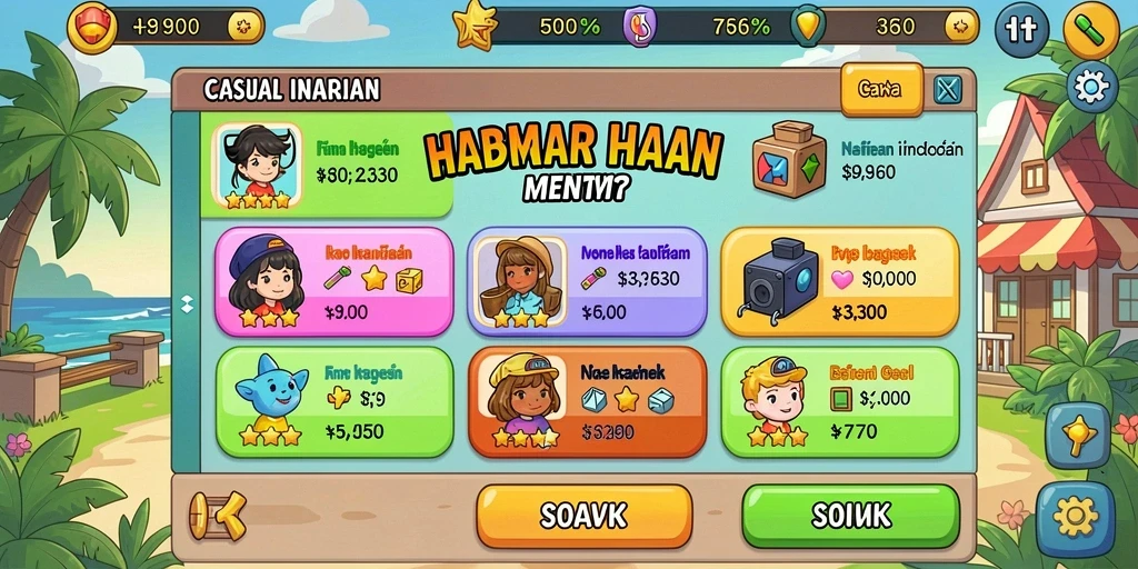 Screenshot 1 menampilkan tampilan antarmuka utama yang menarik.