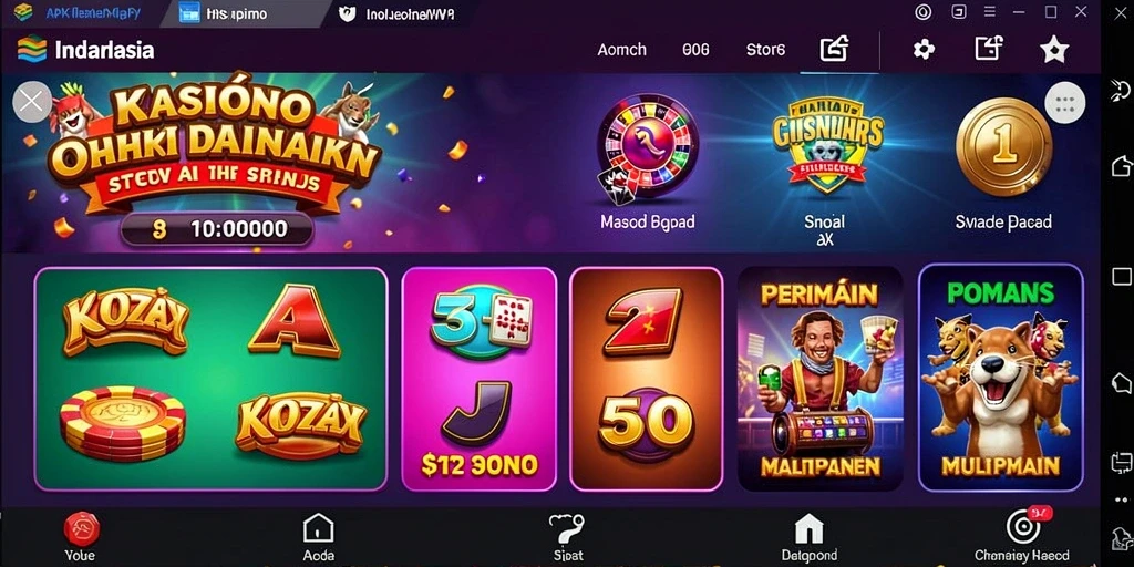 Tampilan awal yang menarik dan penuh warna.