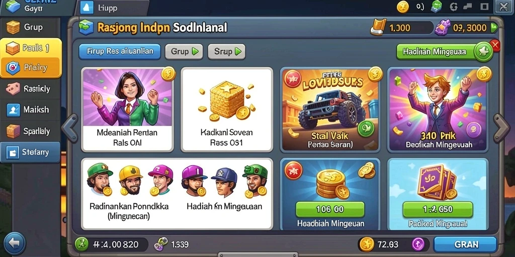 Antarmuka pengguna yang intuitif dan menarik.