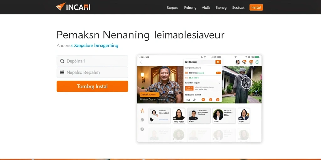 Tampilan utama DEWA1000 yang menarik dan intuitif.