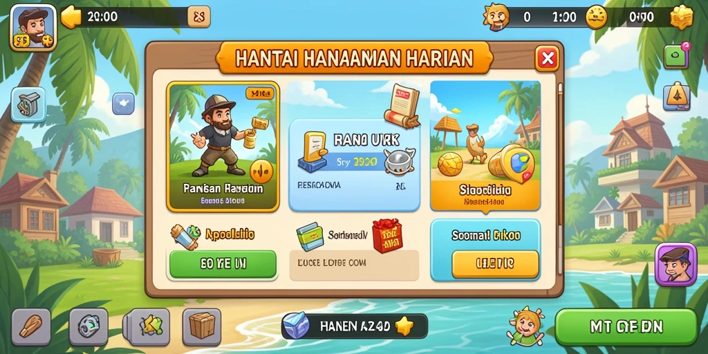Tampilan antarmuka yang user-friendly dan menyenangkan.