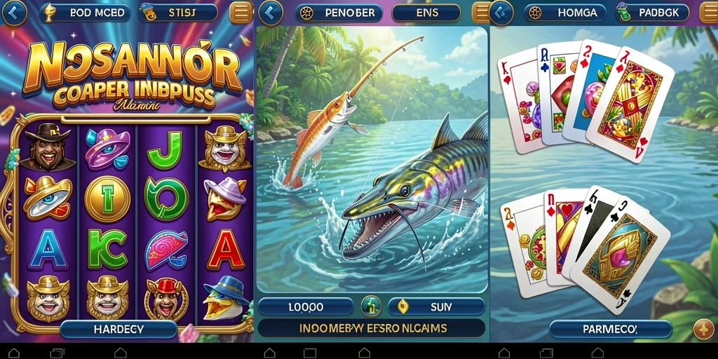 Screenshot menunjukkan tampilan antarmuka game yang menarik.