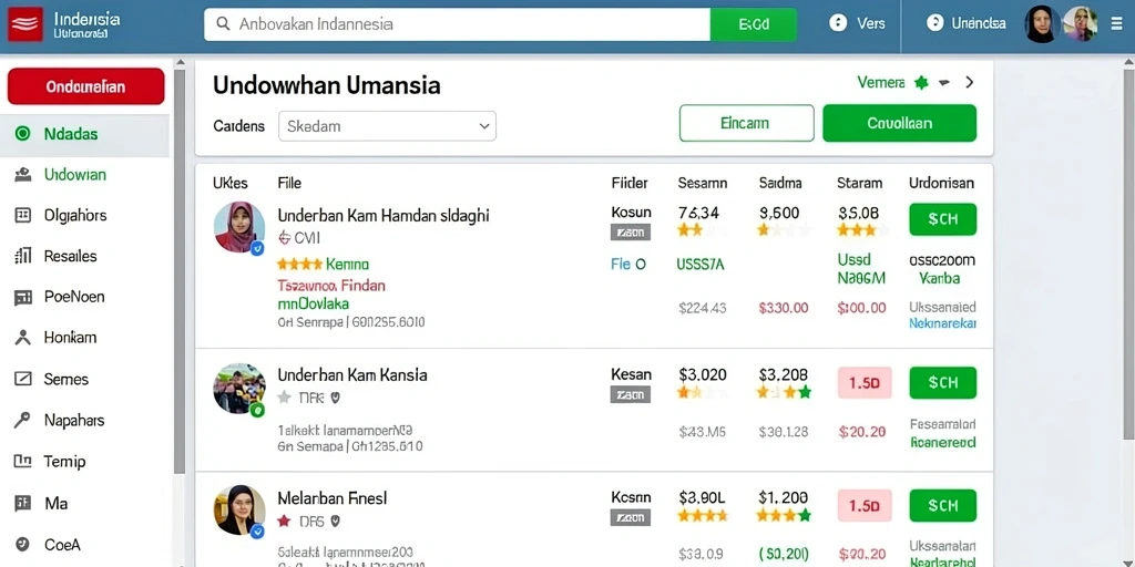 Tampilan antarmuka yang ramah pengguna dan menarik.