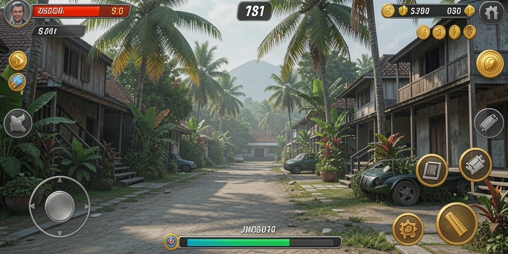 Tampilan antarmuka WP888 yang menarik dan mudah digunakan.